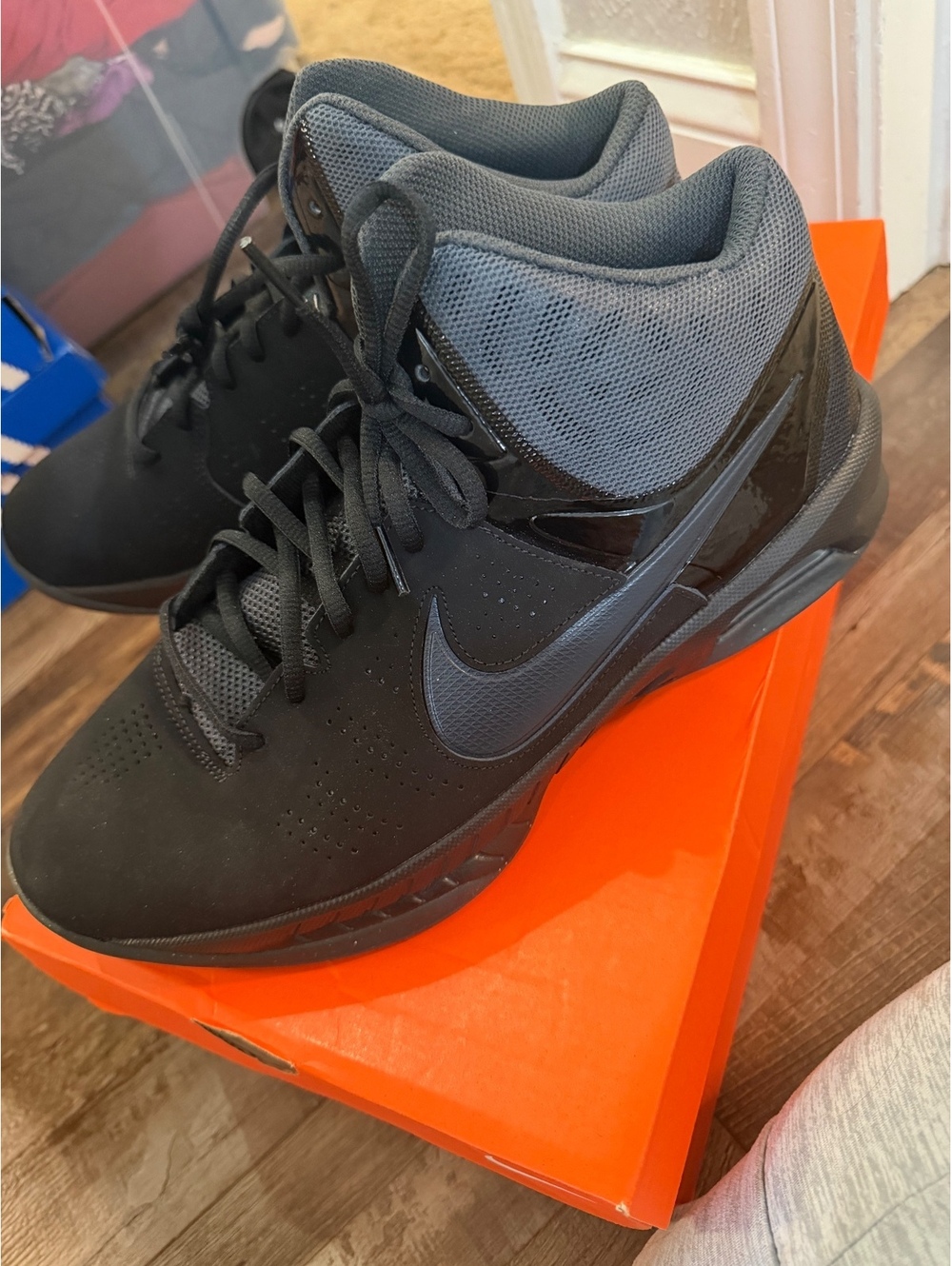 Nike Air Visi Pro VI NBK Basketball Shoes Black Anthracite Men’s 12